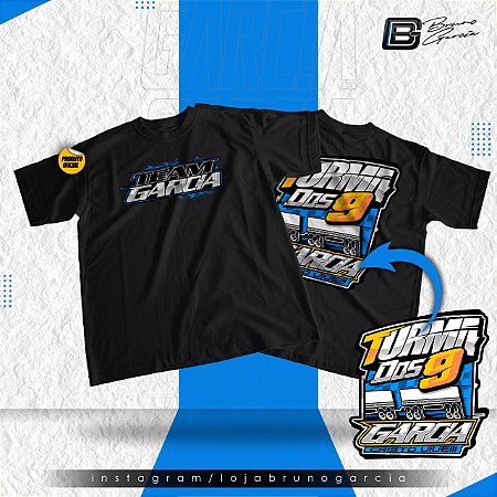 Camiseta Turma Dos 9 Preto