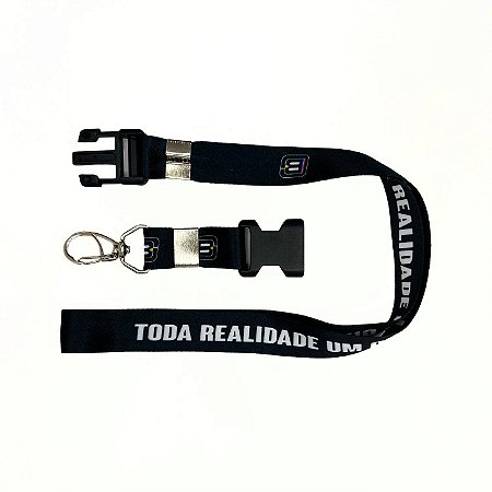 CORDÃO TRUDFS LOGO BG - PRETO
