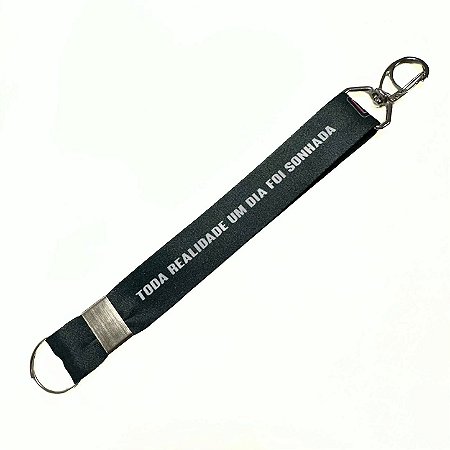 Chaveiro Frase TRUDFS Mosquete Preto