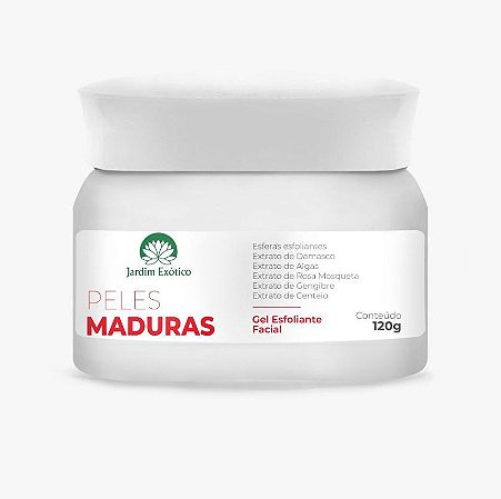 Gel Esfoliante Peles Maduras - Damasco e Rosa Mosqueta - 120gr