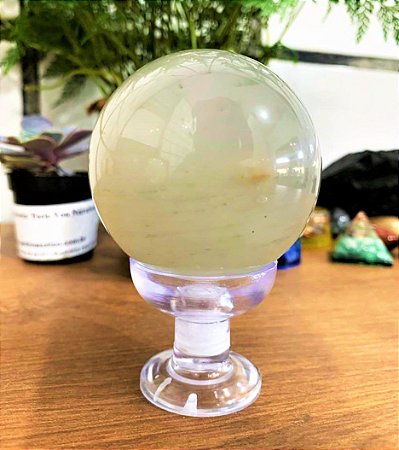 Bola de Cristal Quartzo Fumê - Pedra contra Negatividade - Unidade