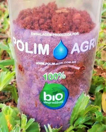 Saco Para Mudas Biodegradável - Tamanho 10 x 20 x 06 - kit c/10 saquinhos