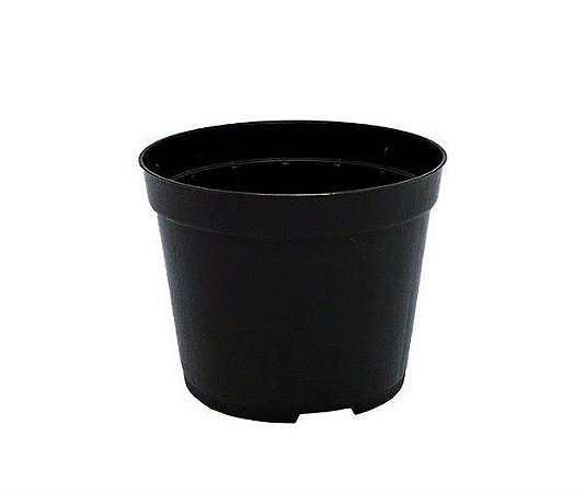 Vaso P09 - Preto - 180ML - Ideal para suculentas e sementes