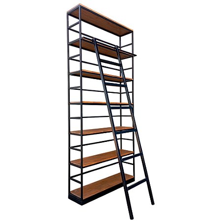 Estante de Livros com Escada