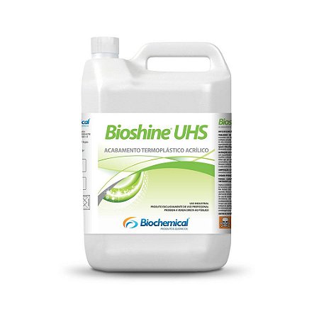 BIOSHINE UHS Galão 5 Lts - Acabamento Acrílico termoplástico metalizado auto brilho, resistente a água e detergente - Bi