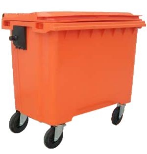 Contentor de 4 Rodas - 660 Litros