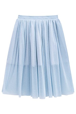saia tule azul