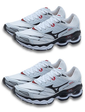 tênis mizuno wave creation 20 branco e preto