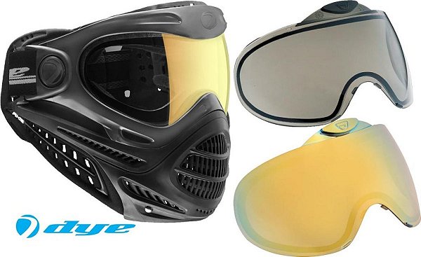 DYE PROTO GOGGLE AXIS BLACK FADE BRONZE THERMAL & 2 LENSES ( SMOKE / FADE SUNRISE )