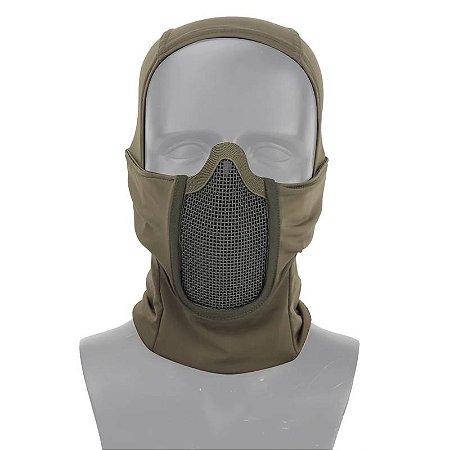 Balaclava Microfibra c/ Prot. UV e Tela de Proteção - VERDE