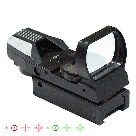 RedDot mod Tasco 1x32 p/ trilho 22mm - PRETO