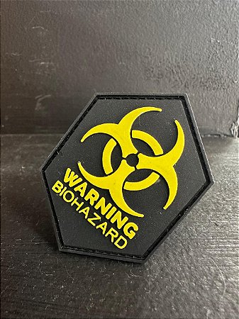 Patch Emborrachado WANING BIOHAZARD