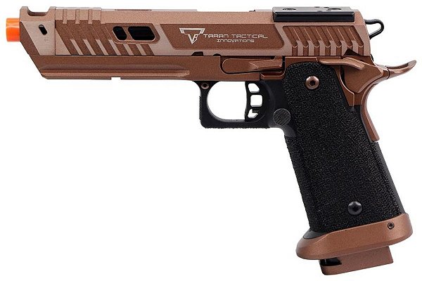 A TARAN TACTICAL GBB HI-CAPA TTI SAND VIPER STANDARD BLOWBACK  BRONZE