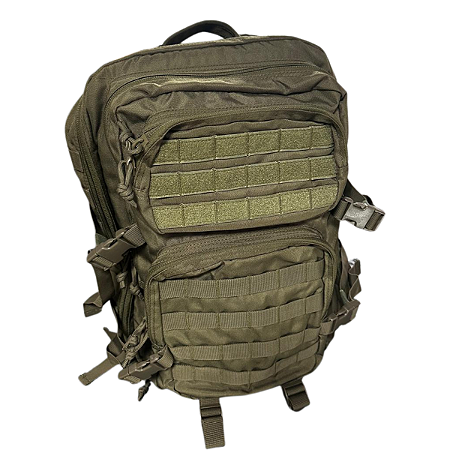MOCHILA TÁTICA REFORÇADA 50L -VERDE MILITAR