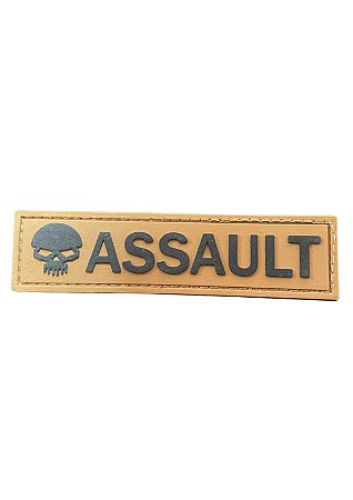 Patch Emborrachado Assaut -Tan