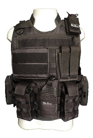 Colete Modular Tático Close nível 3a +5 Acessórios JA Rio Militar