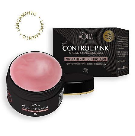 Gel Para Alongamento Control Pink - Volia Cosméticos