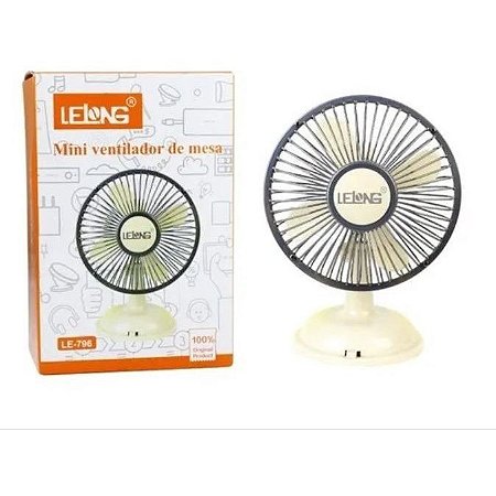 Mini Ventilador De Mesa LE-796 - LeLong
