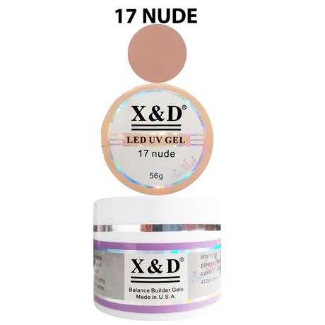 Gel Para Alongamento de Unhas 17 Nude X&D