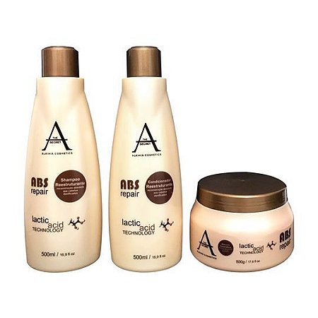 PROMOÇÃO  - KIT TRATAMENTO ABS REPAIR 500ML + Óleo Argan - ALKIMIA