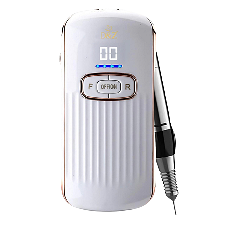 Lixadeira Elétrica Motor Portátil Sem fio D&Z 106 35.000 RPM bivolt Branco