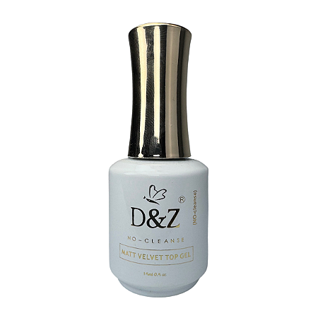 Top Coat Matte 15ml D&Z Acabamento Fosco Finalizador Unha Gel
