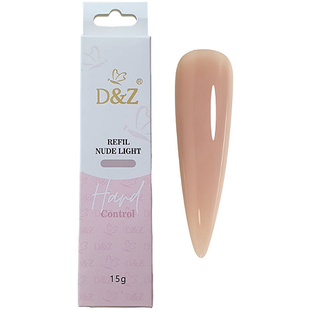 Refil Gel Hard Control D&Z Cover Nude 15g para unhas