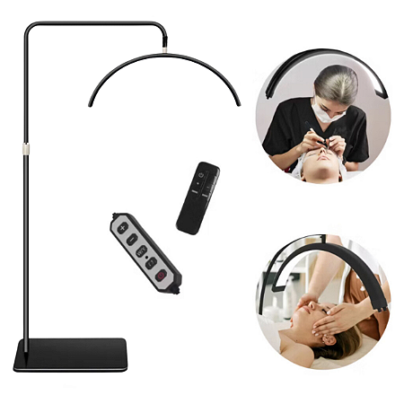 Luminária Arco Meia Lua com Base de chão Profissional Bivolt