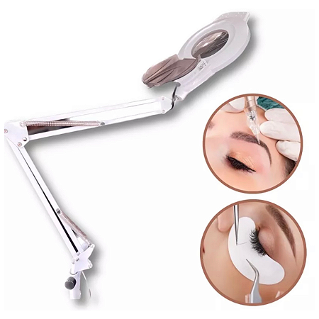 Luminária Garra Lupa 5X Estética (Caixa Pequena)