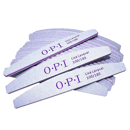 Kit 20 Lixas OPI Boomerang Lavavel Lixamento Unha Gel