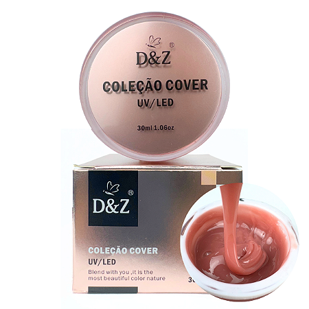 Gel Control Cover Pink 30ml Coleção Cover D&Z UV Alongamento Unha