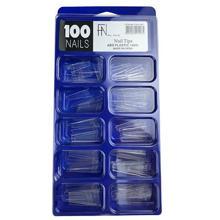 Unhas Tips Formato Bailarina Transparente Para Alongamento de unhas