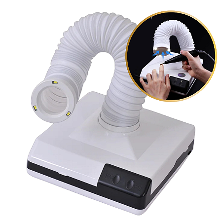 Sugador Aspirador de Pó de Lixamento Unha em Gel Aéreo DUST