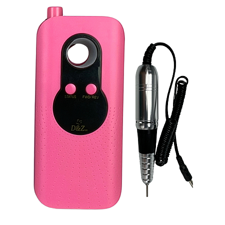 Motor Lixadeira Elétrica Portátil DZ8 35.000rpm Bivolt Rosa