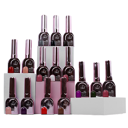 Esmalte em Gel 12ml D&Z Alta Cobertura e Pigmentação Linha Premium Gel Polish Soak Off
