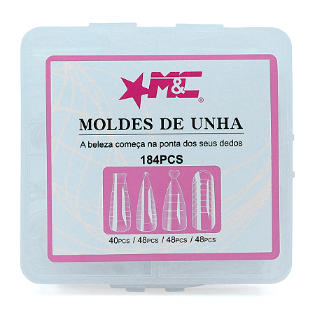 Kit Completo Mold F1 4 Formatos Almold Bailarina Curva C e Estileto