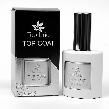 Top Coat Selante Extra Brilho Lirio 50ml Frasco Economico Alta Qualidade