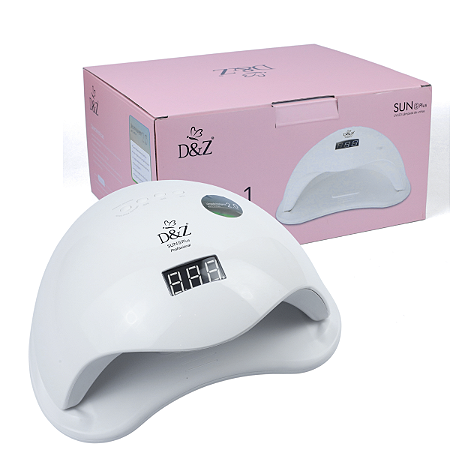 Cabine Sun 5 Original 2.0 Plus 36 LEDs D&Z Para Secagem Unha Gel 1 Ano de Garantia