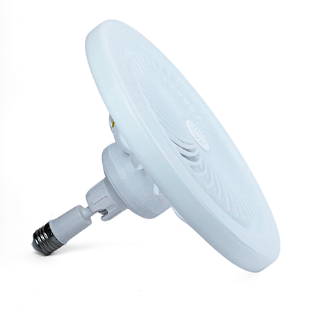 Lampada Led com Controle Remoto e Mini Ventilador Embutido bivolt