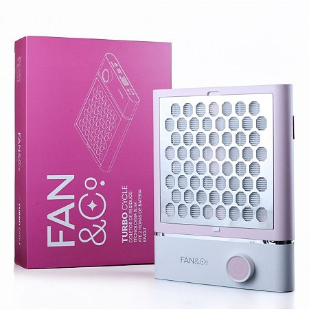 Sugador Coletor de Pó de Unha Turbo Cycle Fan&Co Aspirador Sem Fio Recarregável