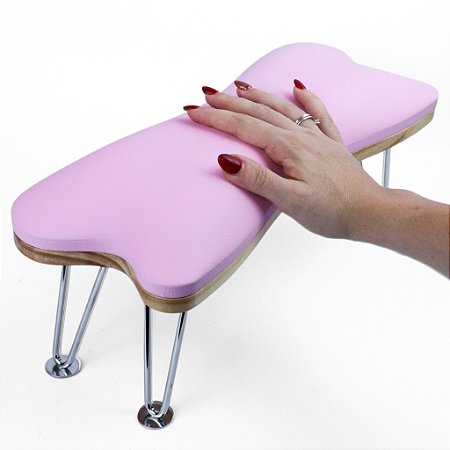 Apoio de Mão Profissional Acolchoado Design Ergonômico e Confortável Nail Designer D&Z