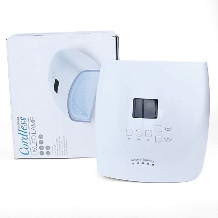 Cabine UV Sem Fio 60w Recarregável 33 Leds Cordless S10 Secagem Unha Gel