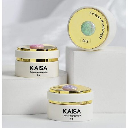 Gel Wonderlight KAISA Flake em Gel LED/UV Holográfico