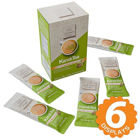Karak tea cardamomo - 6 Displays 10unx20g