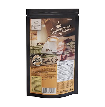 Capuccino tradicional com canela 200g