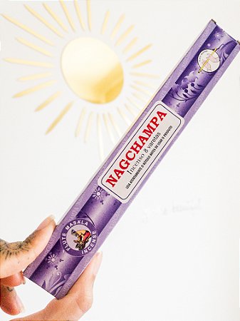 Incenso Nagchampa  Masala Roxo - Aconchego e Suavidade