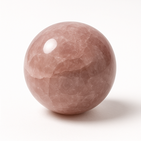 Esfera de Quartzo Goiaba - Pedra do sistema imunológico