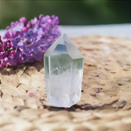 Ponta de Cristal Quartzo Transparente - Pedra da Amplificação