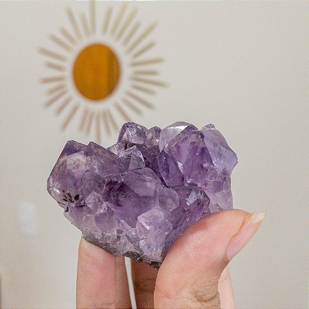Drusa de ametista P - Pedra da Transmutação