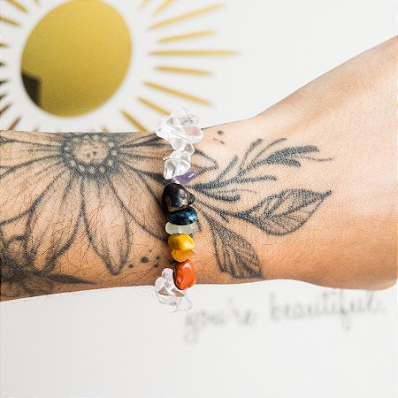 Pulseira 7 chakras - Pedras da Amplificação e equilíbrio